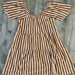 Rylee and Cru striped dress